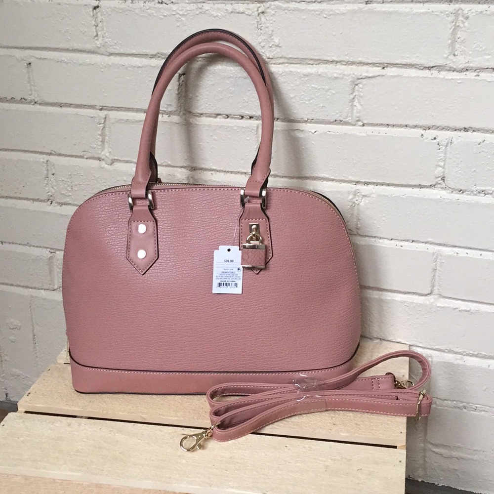 Satchel purse with key lock